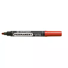 Маркер Permanent Dry safe 8510 2.5 мм. круглий червоний, Centropen