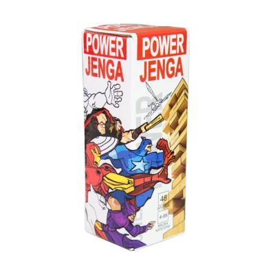 Настільна гра Strateg Power Jenga 48 брусків українською мовою 30275