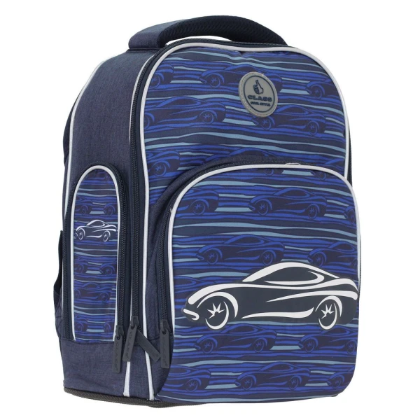 Рюкзак шкільний напівкаркасний SmartCase "Speed car", 1 відд., 36*29*17см, 2224C Class