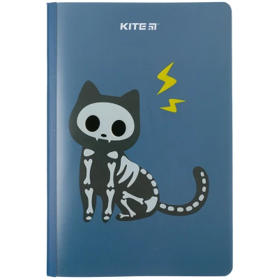 Блокнот пласт. обкл. двійна, А5+, 40 арк, кліт., Invisible mood K23-460-3 Kite