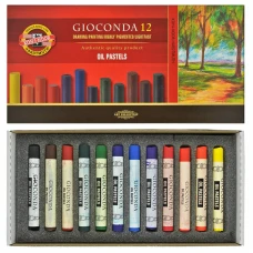 Крейда-пастель олійна художня GIOCONDA, 12 кол. 8352 Koh-i-noor