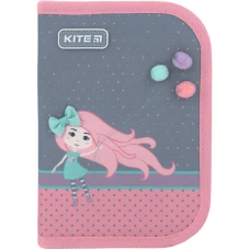 Пенал Kite 1 від., 2 відв., без наповнення K22-622-5 Pretty Girl