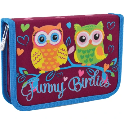 Пенал твердий YES одинарний з клапаном HP-03 Funny Birdies 532156 