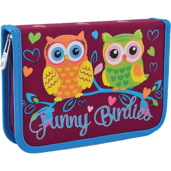 Пенал твердий YES одинарний з клапаном HP-03 Funny Birdies 532156