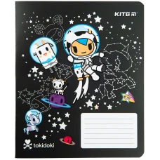 Зошит 18 арк., лінія, УФ лак + глітер, tokidoki TK23-237 Kite