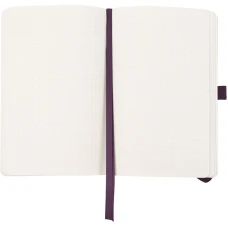 Книга записна Partner Soft Skin,125*195, 96арк, кліт, синя, 8616-02-A