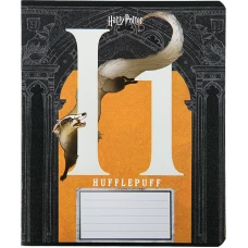 Зошит 18 арк., клітинка, гібр. лак + УФ лак, Harry Potter HP22-236 Kite