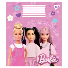 Зошит А5/12 арк кліт YES Barbie, 766189