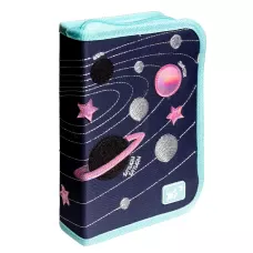 Пенал твердий YES одинарний з двома клапанами HP-04 Cosmos 533370