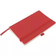 Книга записна Partner Soft Skin,125*195, 96арк, кліт, червона, 8616-06-A