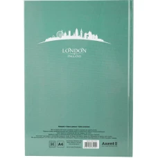Книга записна А4, 96арк., кліт., тверда обкл., 8422-516-A