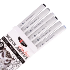 Набір маркерів "SANTI sketch" "Gray tones", 6 шт./уп., 390544