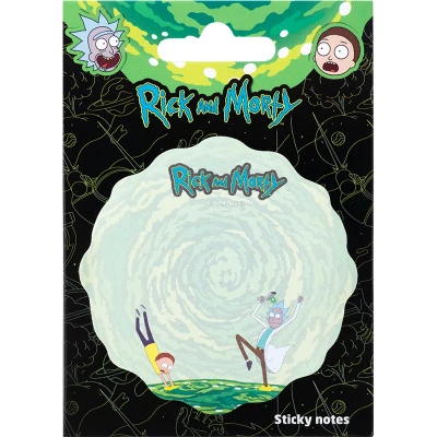 Блок паперу з клейким шаром, 70х70мм, 50арк, Rick and Morty RM23-298-2 Kite