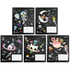 Зошит 18 арк., лінія, УФ лак + глітер, tokidoki TK23-237 Kite
