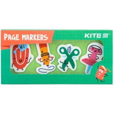 Закладки пластикові 4x20 шт, 35х50 мм, K22-479-3 Kite