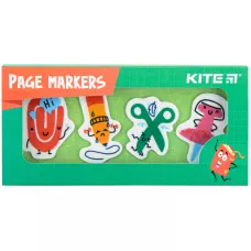 Закладки пластикові 4x20 шт, 35х50 мм, K22-479-3 Kite