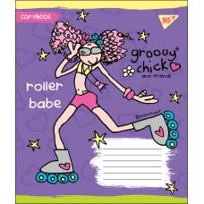 Зошит А5/12 арк кліт YES Groovy Chick 764492