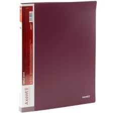 Дисплей-книга 20 файлів, бордова 1020-04-А