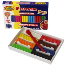 Пластилін Чисті руки MAXI 8кол.*20гр., стек, ECO, 7644С, Class