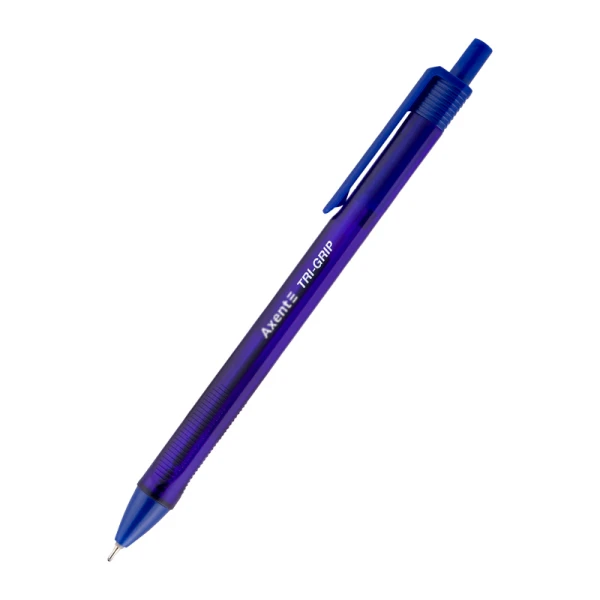 Ручка кулькова автом. Tri-Grip, синя AB1081-02-A