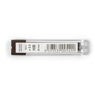Стержні д/ол., 0.5 мм., HB, Koh-i-noor