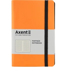 Книга записна Partner Soft, 125*195, 96арк, кліт, помаранчева 8206-12-A