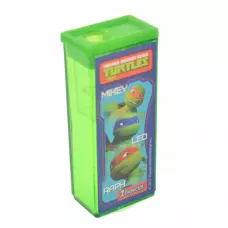   Точилка прямокутна з контейнером Ninja Turtles, 620377, 1Вересня