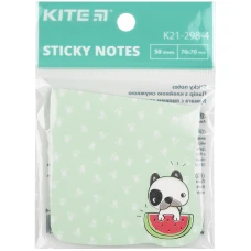 Блок паперу з клейким шаром, 70х70мм, 50арк, Dog Watermelon K21-298-4 Kite