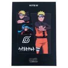 Блокнот-планшет A5, 50арк, клітинка, Naruto NR23-194-4 Kite