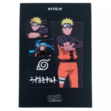 Блокнот-планшет A5, 50арк, клітинка, Naruto NR23-194-4 Kite