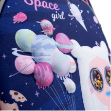Рюкзак шкільний напівкаркасний YES S-40 "Space Girl" 38*30*17см., 553837