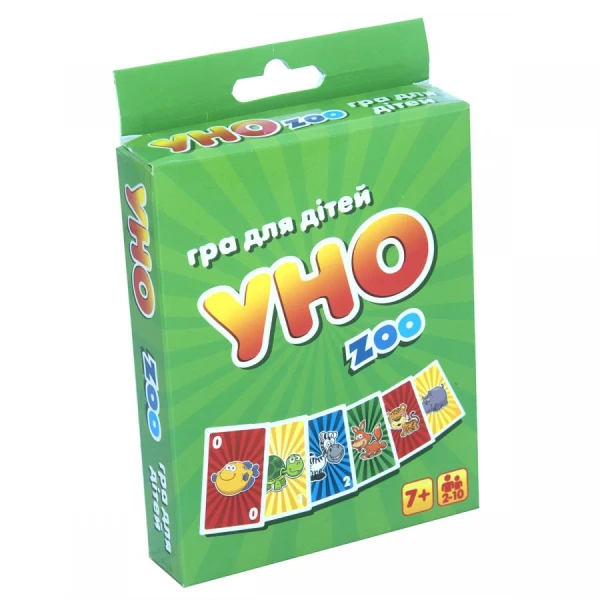 Гра 7016 (укр.) "Уно zoo", в кор-ці 13,5см-9см-2,5см