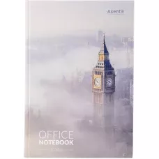 Книга записна А4, 192арк., кліт., тверда обкл., 8423-21-A