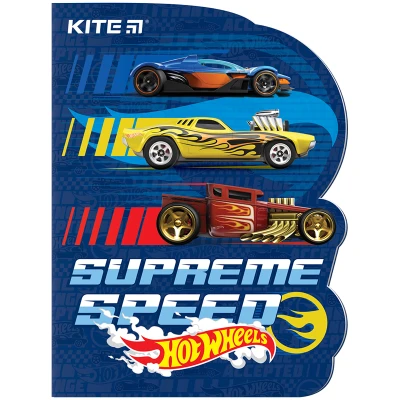 Блокнот вирубка, клей, 60арк., А6 Hot Wheels HW23-223 Kite