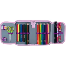 Пенал Kite 1 від., 2 відв., з наповненням K22-622H-1 College Line girl