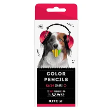 Олівці кольорові двосторонні, 12 шт. Kite Dogs K22-054-1