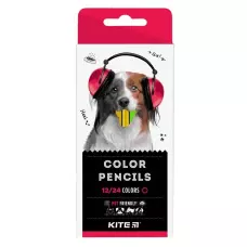 Олівці кольорові двосторонні, 12 шт. Kite Dogs K22-054-1