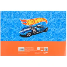 Зошит для малювання, 12 арк., скоба, гібр. лак + УФ лак, Hot Wheels HW22-241 Kite