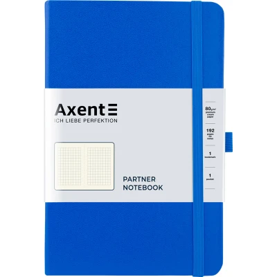 Книга записна Partner, 125*195, 96арк, кліт, блакитний 8201-07-А