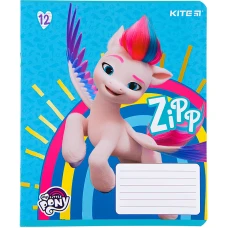 Зошит 12 арк., лінія, софт тач + УФ лак, My Little Pony LP22-234 Kite