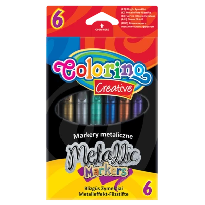 Маркери металізовані набір 6 кол. 32582PTR Colorino