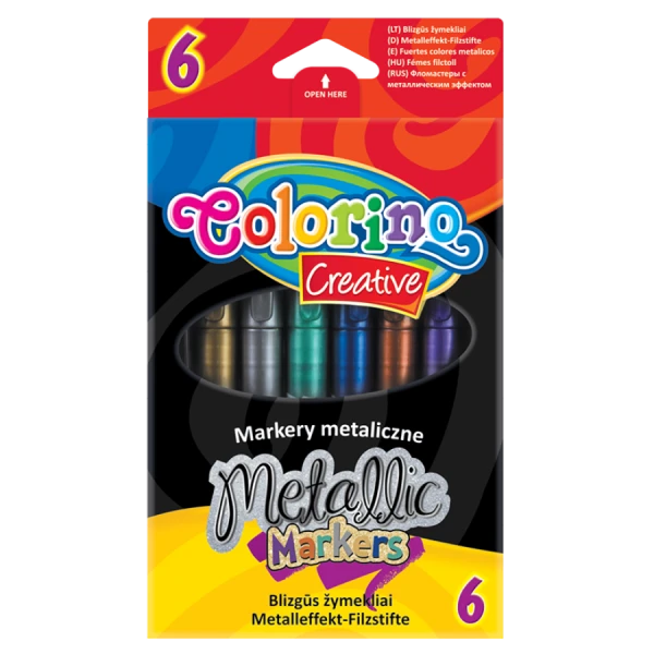 Маркери металізовані набір 6 кол. 32582PTR Colorino