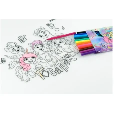 Підкладка розмальовка силіконова 30х40см, My Little Pony LP22-424 Kite