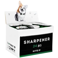 Точилка з контейнером кругла Kite Dogs K22-117