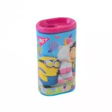 Точилка-бочонок з контейнером Minions fluffy, 620397 YES