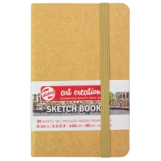 Блокнот для графіки Talens Art Creation 140г/м2, 9*14см, 80л., Kraft, Royal Talens