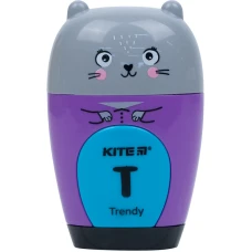 Точилка з контейнером та гумкою Jungle, асорті K21-366