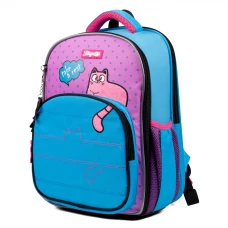 Рюкзак шкільний напівкаркасний 1Вересня S-97 "Pink and Blue" 39,5*28,5*14см., 559493