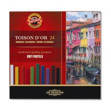 Крейда-пастель суха TOISON D'OR, 24 кол. 8584 Koh-i-noor