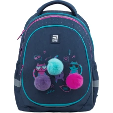 Набір рюкзак + пенал + сумка для взуття Kite SET_K22-700M(2p)-1 Wow Cats